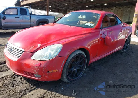 2004 Lexus Sc 430 from USA, damaged, VIN JTHFN48Y340053664